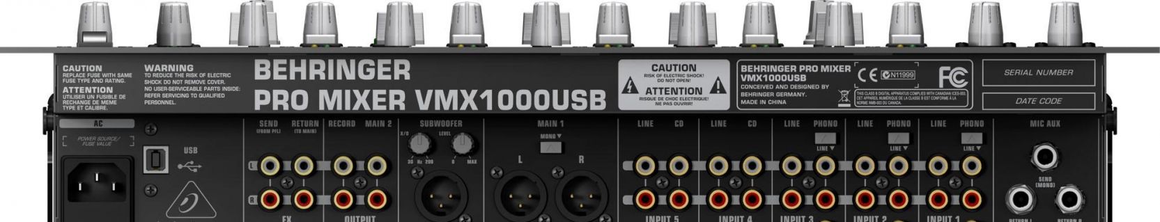 Behringer VMX1000USB по цене 33 990 ₽