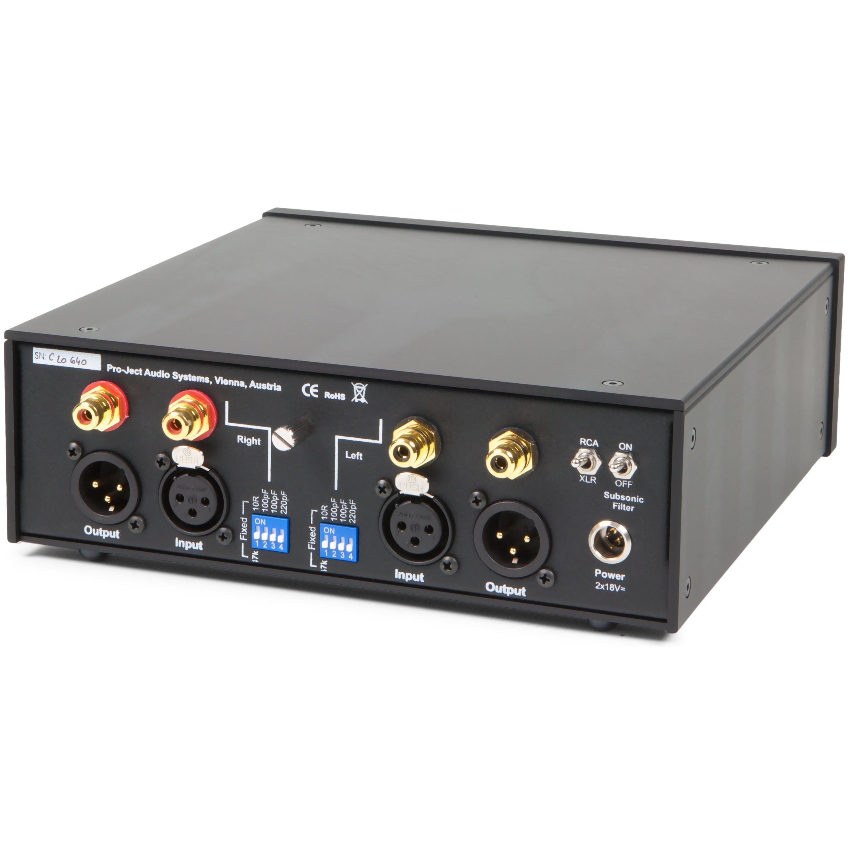 Pro-Ject Phono Box RS Black по цене 132 150 ₽