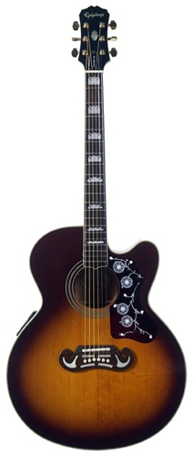 Epiphone J-200 EC Studio Vintage Sunburst по цене 94 000 ₽