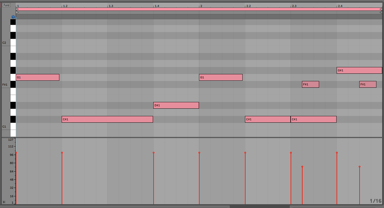 Rearranged with reduced velocity on the drum fills and played back at 130bpm