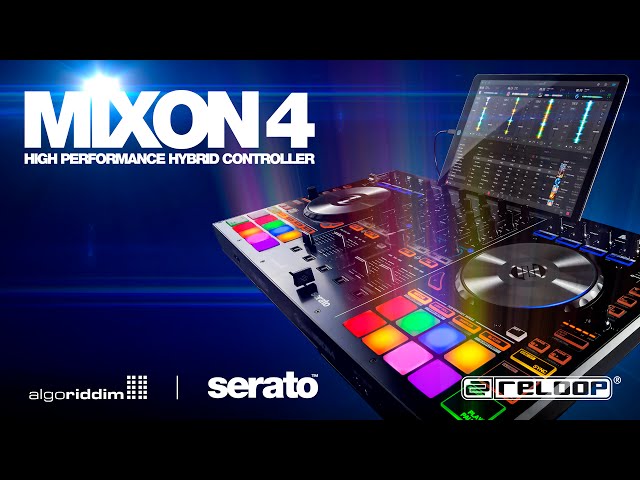 RELOOP MIXON 4: HIGH PERFORMANCE HYBRID DJ CONTROLLER