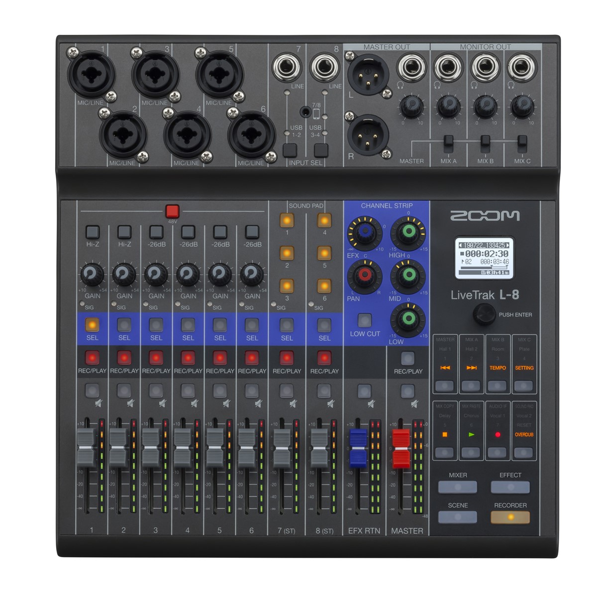 Zoom Livetrak L-8 по цене 47 350 ₽