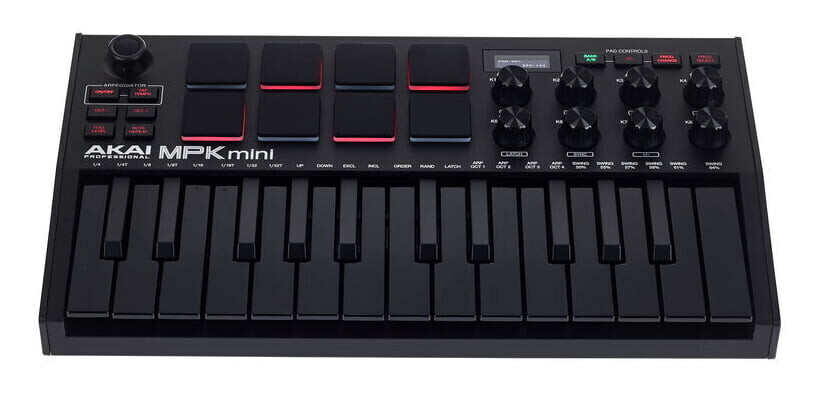 AKAI PRO MPK Mini MK3 Black по цене 13 450 ₽