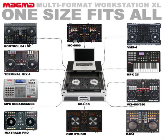 Magma Multi-Format Workstation XL black/silver по цене 33 610 ₽