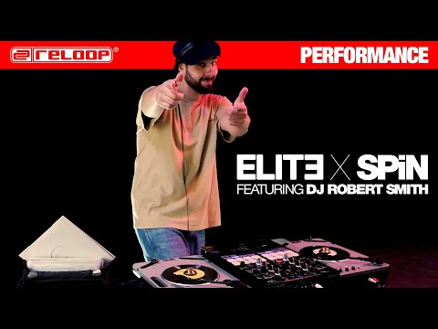 DJ Robert Smith combines a portablism & turntablism performance on Reloop SPIN & ELITE Serato mixer