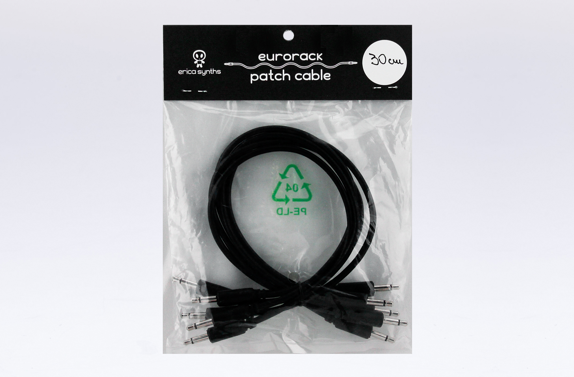 Erica Synths Eurorack Patch Cables 30cm, 5 Pcs Black по цене 1 240 ₽