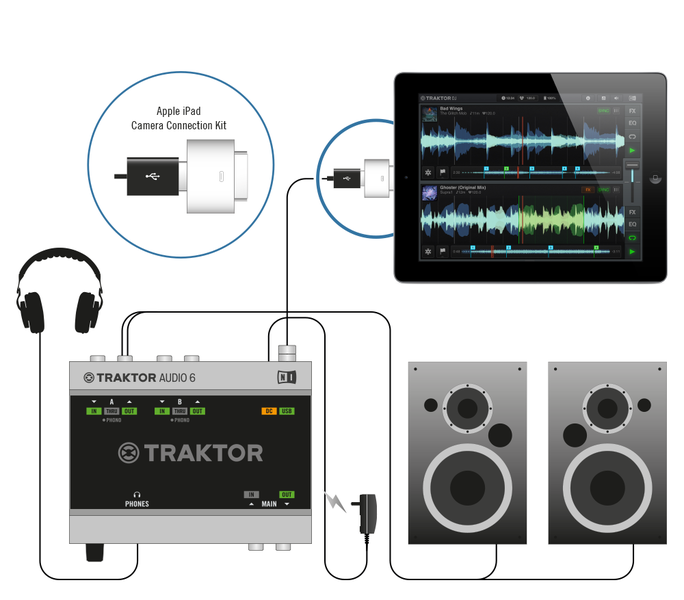 Интеграция приложения с TRAKTOR PRO 2, TRAKTOR AUDIO 6, и TRAKTOR AUDIO 10 