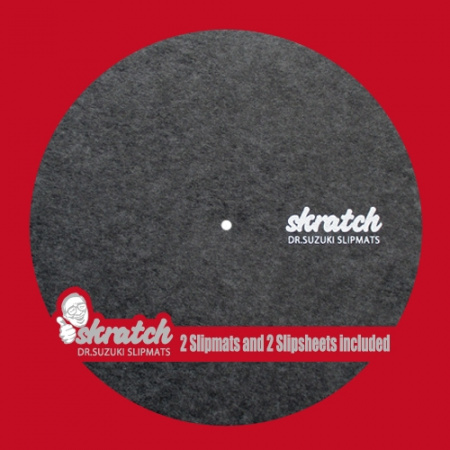 Dr.Suzuki Slipmats - Skratch 12" (пара) по цене 1 800 ₽