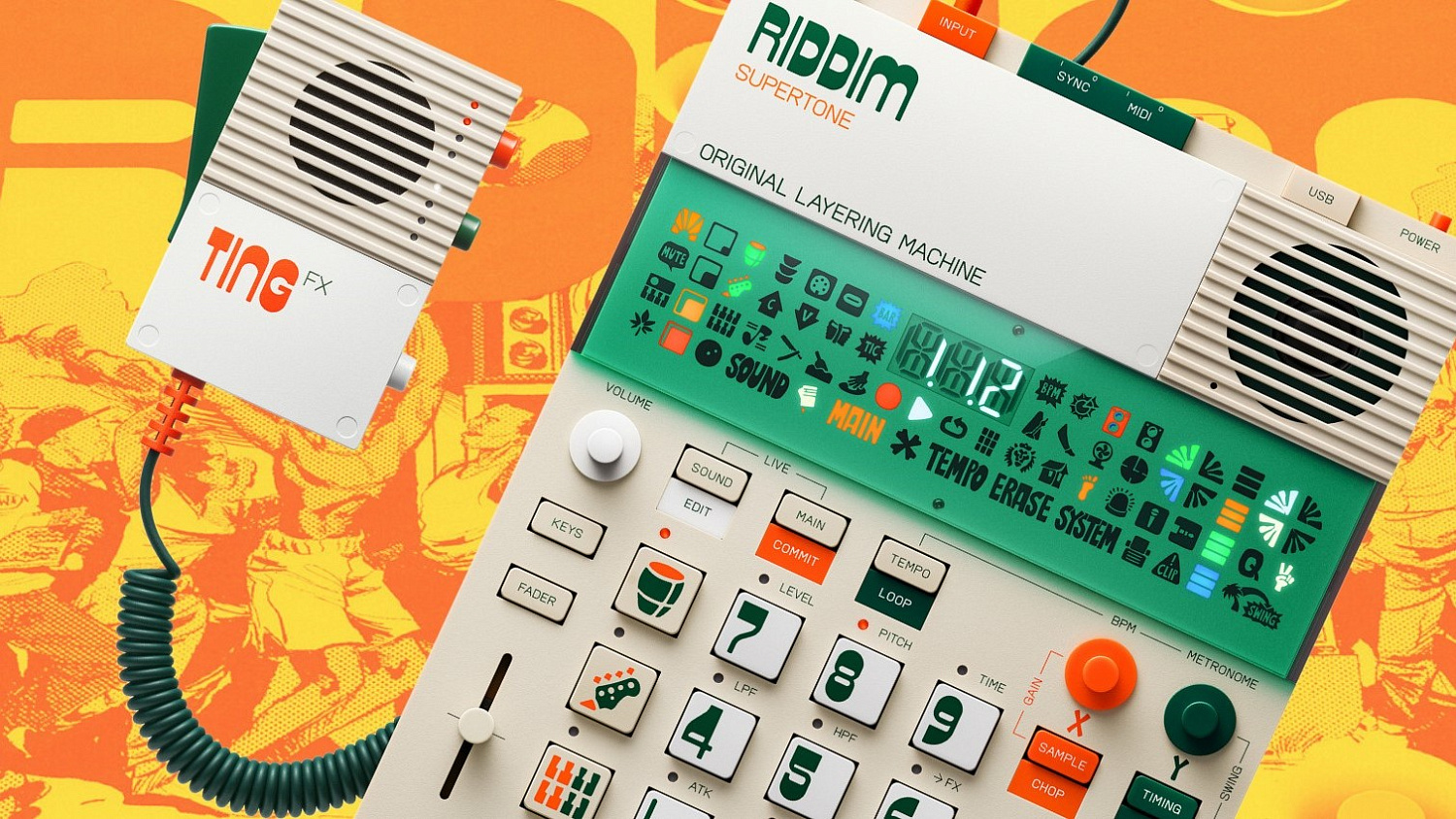 Teenage Engineering выпускает EP-40 Riddim — версию EP-133, вдохновлённую регги-культурой