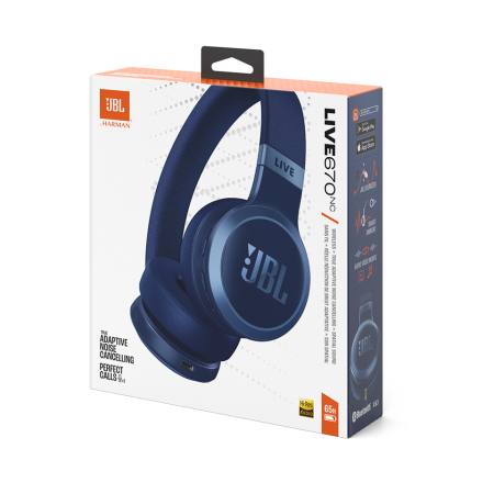 JBL Live 670NC Blue по цене 9 250 ₽