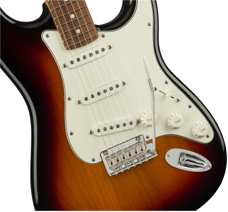 Fender Player Stratocaster PF 3-Tone Sunburst по цене 105 000 ₽