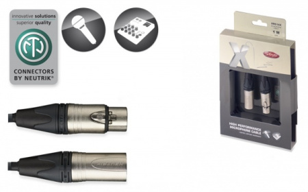 STAGG XMC1XX Кабель XLR f - XLR m по цене 1 600 ₽