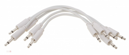 Erica Synths Eurorack Patch Cables 10cm, 5 Pcs White по цене 800 ₽