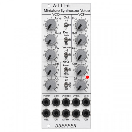 Doepfer A-111-6 Miniature Synthesizer по цене 28 300 ₽