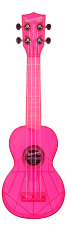 Waterman by Kala KA-SWF-PK Fluorescent Pink, Soprano Ukulele по цене 4 510 ₽