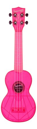 Waterman by Kala KA-SWF-PK Fluorescent Pink, Soprano Ukulele по цене 4 550 ₽