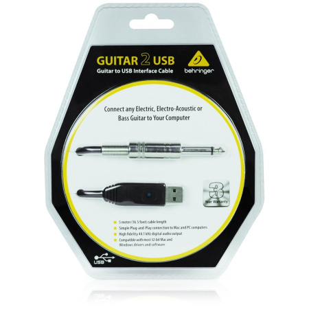Behringer GUITAR2USB по цене 2 450 ₽