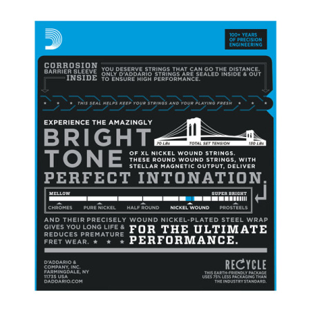 D'Addario EXL130 по цене 1 100 ₽