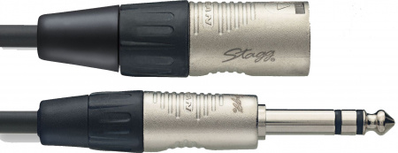 STAGG NAC3PSXMR Кабель Stereo Jack/XLR M по цене 1 040 ₽