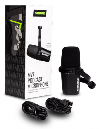 Shure MV7-K по цене 34 900 ₽