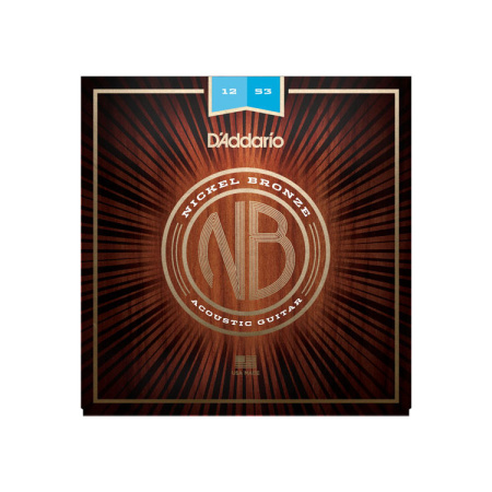 D'Addario NB1253 - Set Nickel Bronze Acoustic, Light, 12-53 по цене 1 670.00 ₽