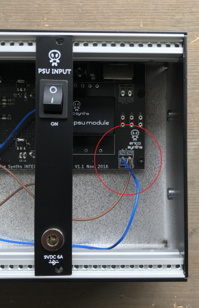 Erica Synths PSU Input Module по цене 1 550 ₽