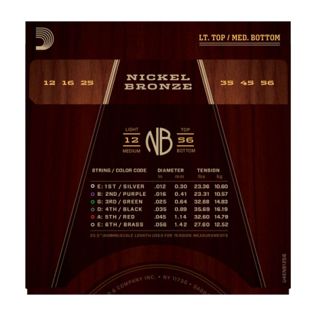 D'Addario NB1256 по цене 1 550 ₽