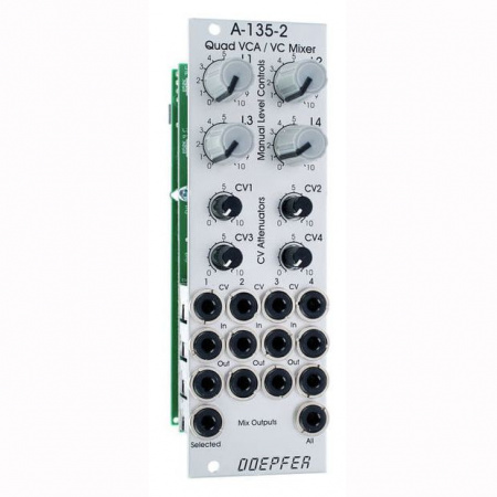 Doepfer A-135-2 Quad VCA / Voltage Controlled Mixer по цене 11 100 ₽