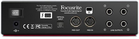 FOCUSRITE Clarett 2Pre Thunderbolt по цене 45 000 руб.