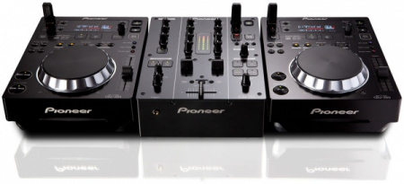 Комплект Pioneer 2x CDJ-350 + DJM-350 черный по цене 130 536 руб.