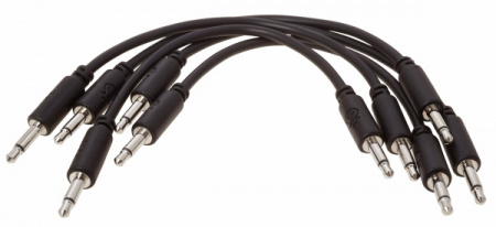 Erica Synths Eurorack Patch Cables 10cm, 5 Pcs Black по цене 850 ₽
