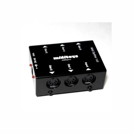 Miditoys Midi Splitter 1x5 BK по цене 3 650 ₽