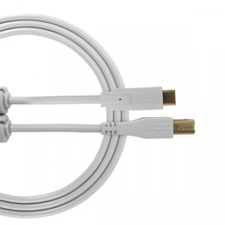 UDG Ultimate Audio Cable USB 2.0 C-B White Straight 1.5m по цене 1 360 ₽