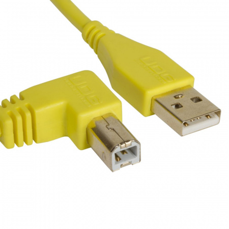 UDG Ultimate Audio Cable USB 2.0 A-B Yellow Angled 1m по цене 900 ₽