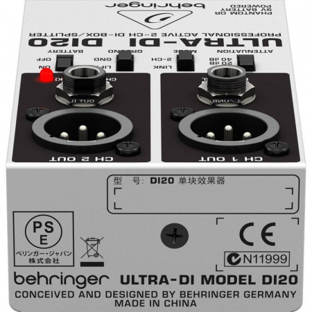 Behringer ULTRA-DI DI20 по цене 3 000 ₽