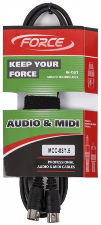 FORCE MCC-03/1,5 MIDI кабель по цене 250 руб.