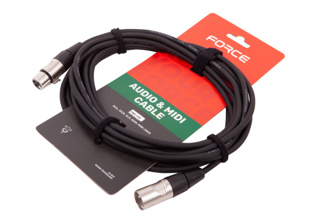 FORCE FMC-14/6 Кабель XLR f - XLR m по цене 1 400 ₽