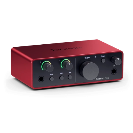 Focusrite Scarlett Solo 4th Gen по цене 16 493 ₽