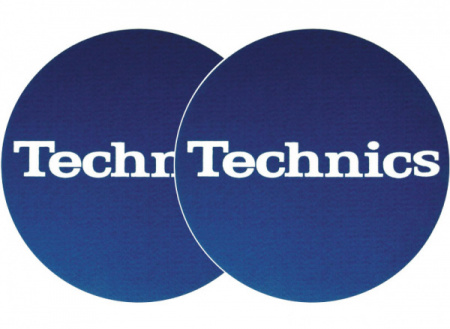 Slipmat-Factory Technics Blue Logo White (пара) по цене 1 180 ₽