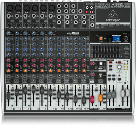 Behringer XENYX X1832USB по цене 31 700 ₽