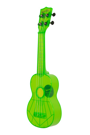 Waterman by Kala KA-SWF-GN Fluorescent Green Soprano Ukulele по цене 4 100 ₽