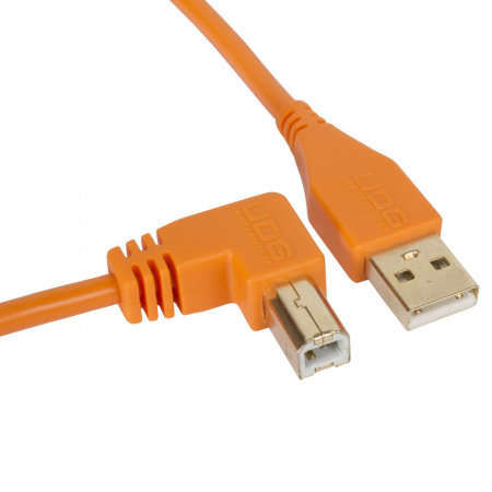 UDG Ultimate Audio Cable USB 2.0 A-B Orange Angled 1m по цене 1 130 ₽