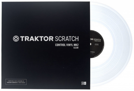 Native Instruments Traktor Scratch Pro Control Vinyl Clear Mk2 по цене 1 921 ₽
