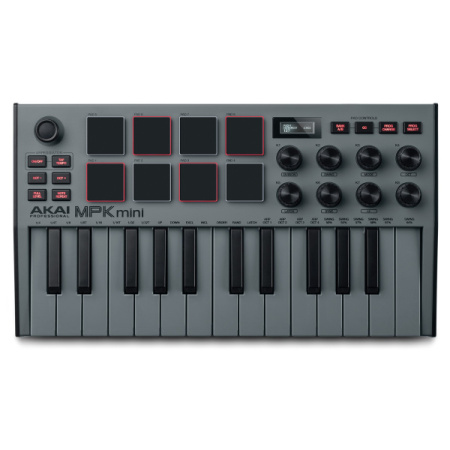 AKAI PRO MPK Mini MK3 Grey по цене 13 600 ₽