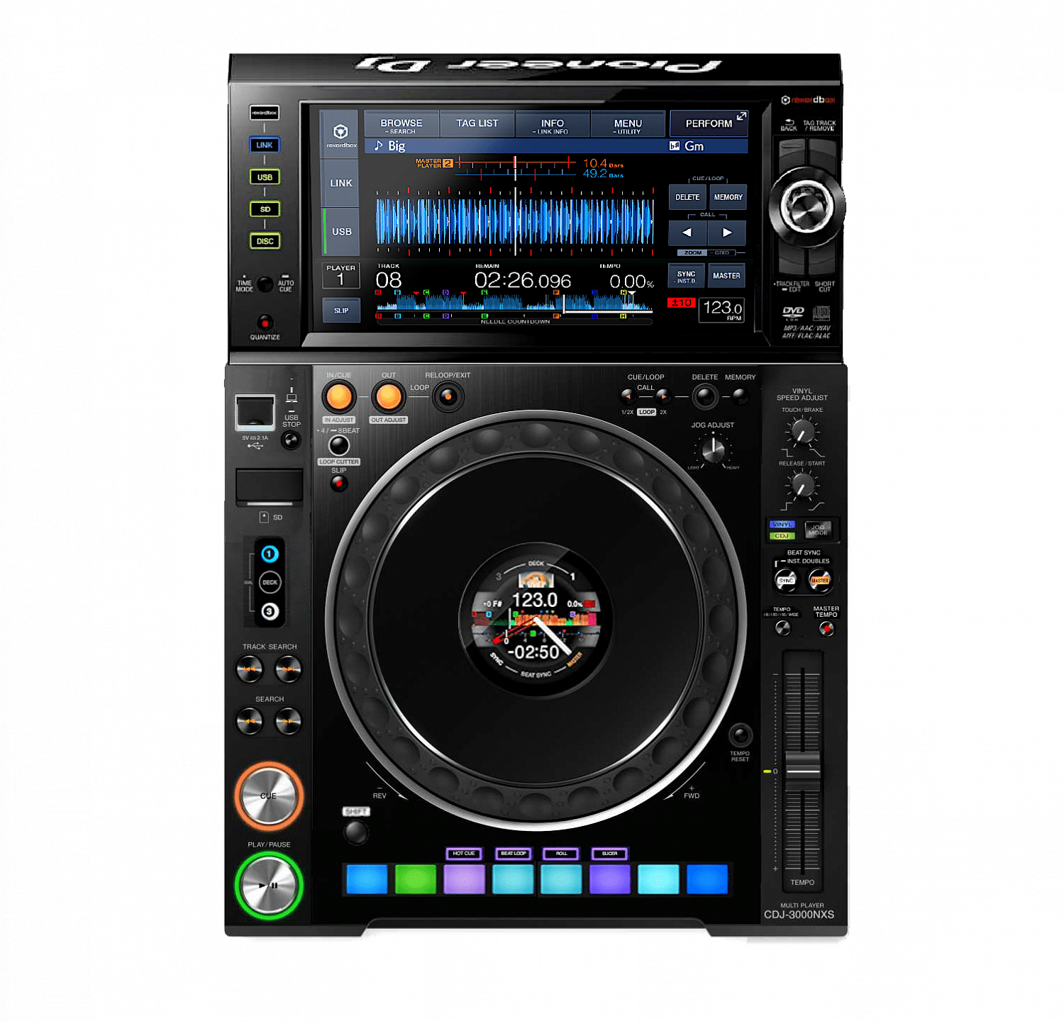 Концепт DJоборудования из будущего Pioneer DJ CDJ3000