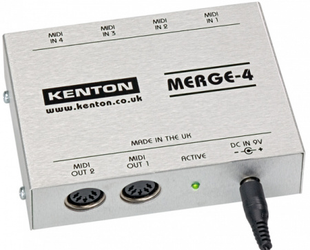 Kenton Merge 4 – 4 MIDI IN to 2 OUT по цене 8 700 ₽