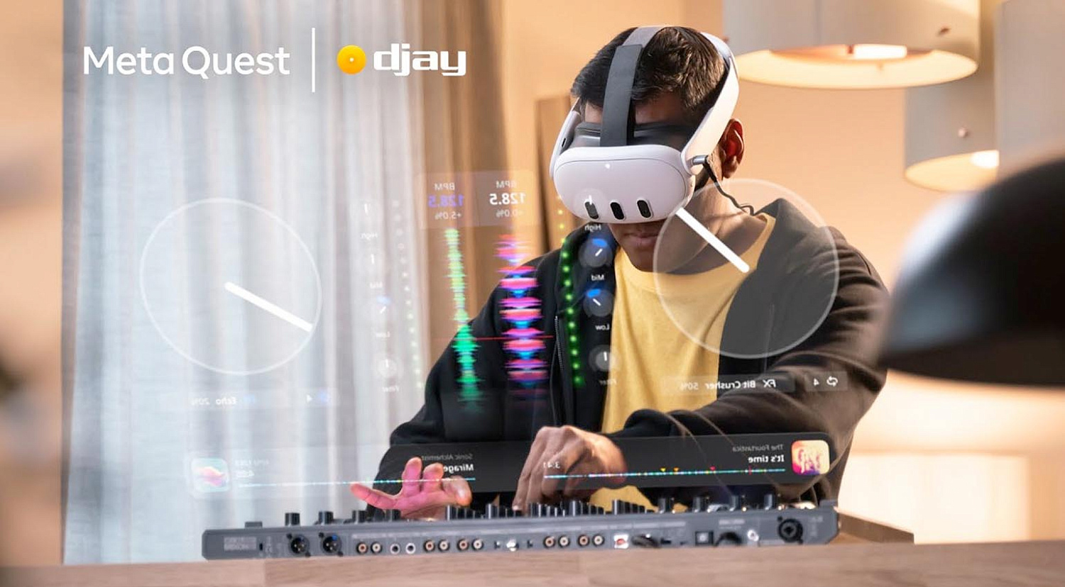 Algoriddim Djay Pro для Meta Quest: Диджеинг в VR!