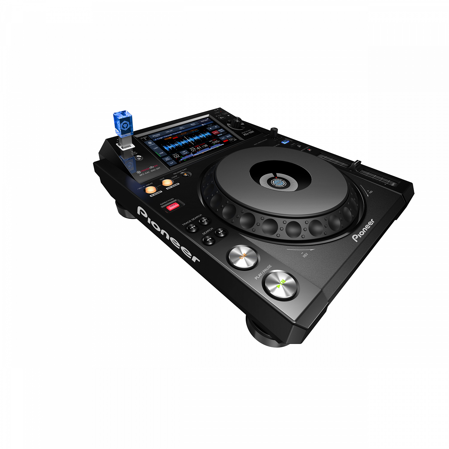 Pioneer XDJ-1000 - первый usb плеер с сенсорным экраном