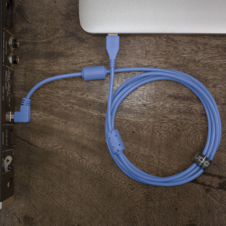 UDG Ultimate Audio Cable USB 2.0 A-B Light Blue Angled 1m по цене 900 ₽