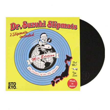 Dr Suzuki Tablecloth Mix Edition Black Slipmats (Пара) по цене 2 690 руб.